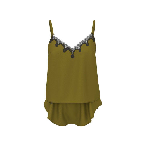 Піжама Victoria’s Secret Satin Rose Lace-Trim Cami & Flutter Short Set