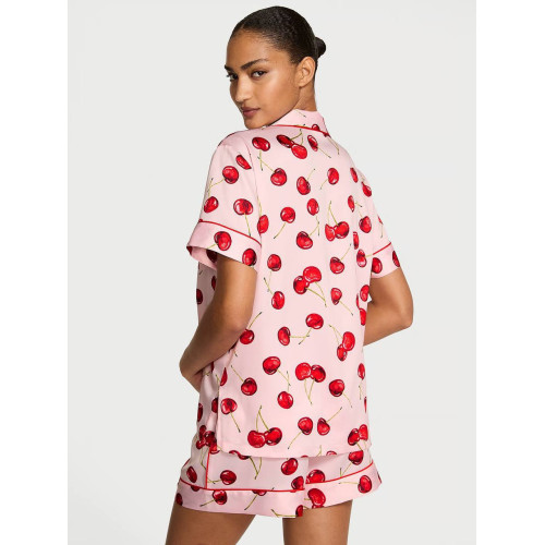 Піжама Victoria’s Secret Signature Satin Short Pajama Set