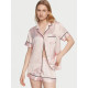 Піжама Victoria’s Secret The Satin Short PJ Set Angel Pink Stripe
