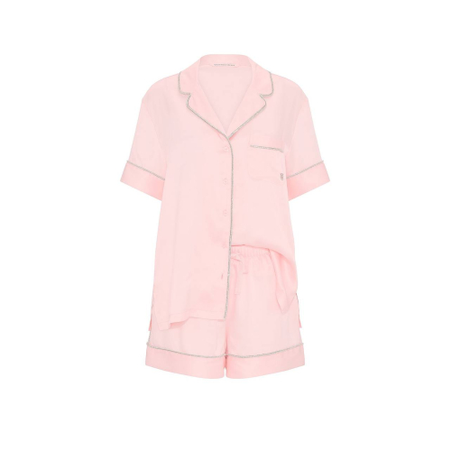 Піжама Victoria’s Secret Signature Satin Shine Short Pajama Set Pink