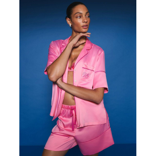 Піжама Victoria’s Secret Signature Satin Short Pajama Set