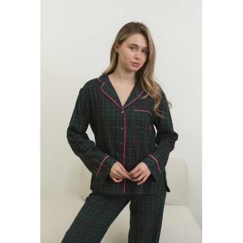 Піжама Victoria’s Secret Flannel Long Pajama Set