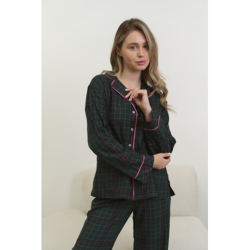 Піжама Victoria’s Secret Flannel Long Pajama Set