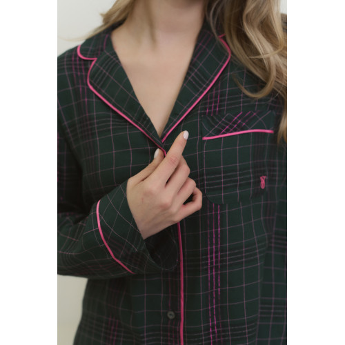 Піжама Victoria’s Secret Flannel Long Pajama Set