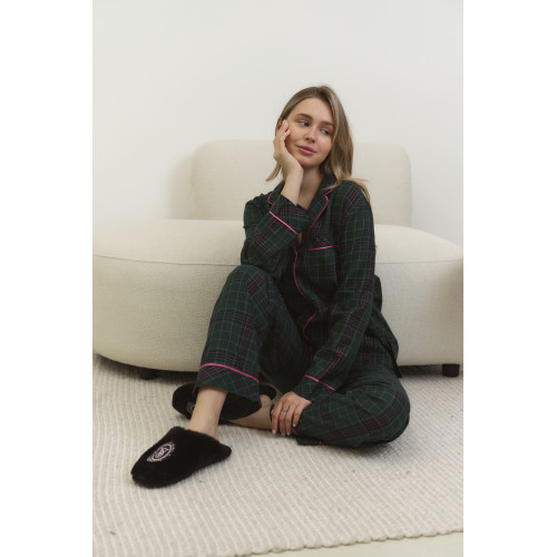 Піжама Victoria’s Secret Flannel Long Pajama Set