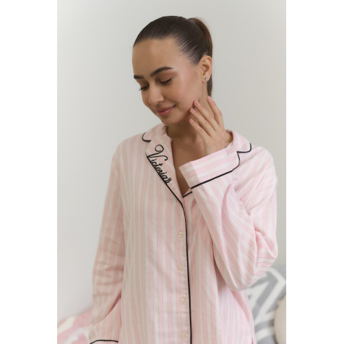 Піжама Victoria’s Secret Flannel Long Pajama Set