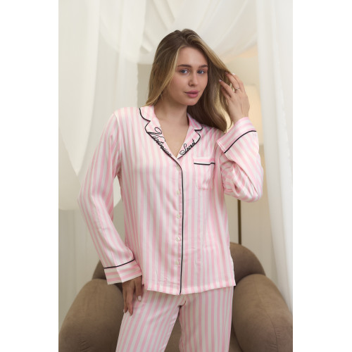 Піжама Victoria’s Secret Glazed Satin Long Pajama Set