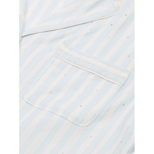 Піжама Victoria’s Secret Flannel Pajama Set Soft Sky Stripes