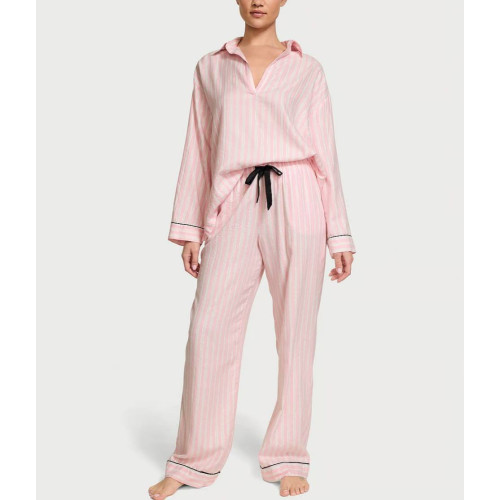 Піжама Victoria’s Secret Flannel Popover Pajama Set Pretty Blossom