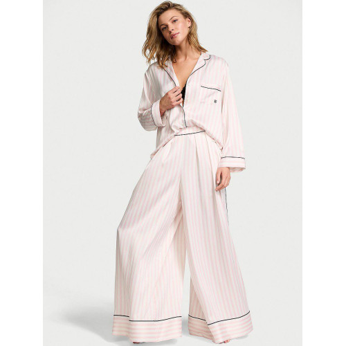 Піжама Victoria’s Secret Glazed Satin Long Palazzo Pajama Set