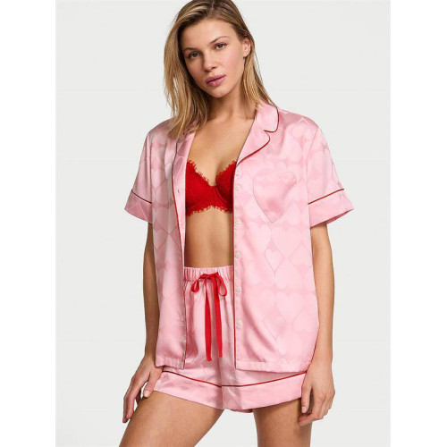 Піжама Victoria’s Secret Satin Sweet Hearts Піжама Victoria’s Secret Satin Sweet Hearts