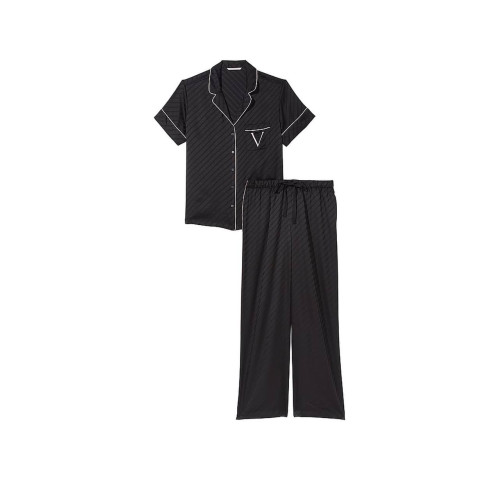 Піжама Victoria’s Secret Glazed Satin Long Pajama Set Піжама Victoria’s Secret Glazed Satin Long Pajama Set