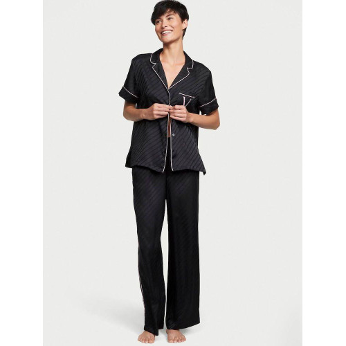 Піжама Victoria’s Secret Glazed Satin Long Pajama Set Піжама Victoria’s Secret Glazed Satin Long Pajama Set