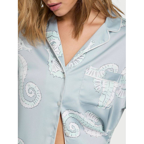 Піжама Victoria's Secret Glazed Satin Long Pajama Set 