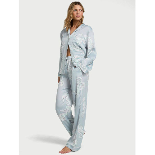 Піжама Victoria's Secret Glazed Satin Long Pajama Set 