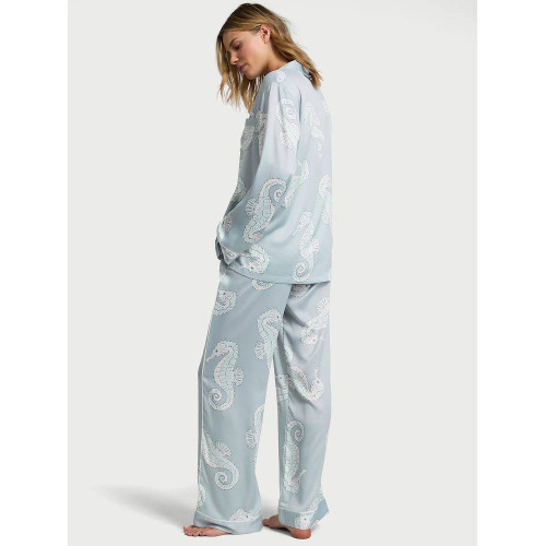 Піжама Victoria's Secret Glazed Satin Long Pajama Set 
