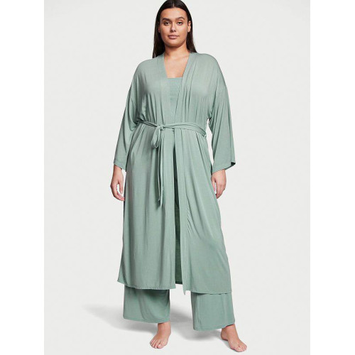 Піжамний комплект Victoria’s Secret Modal 3-Piece PJ Set Blue