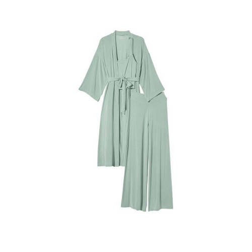 Піжамний комплект Victoria’s Secret Modal 3-Piece PJ Set Blue