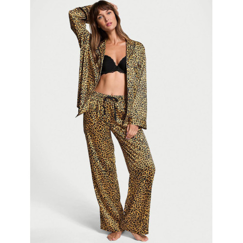 Піжама Victoria’s Secret Satin Long Pajama Set