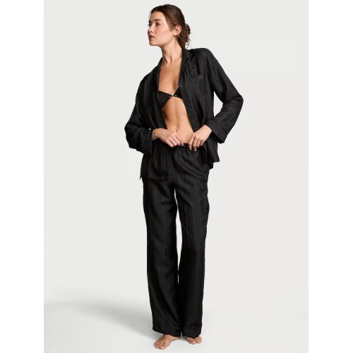 Піжама Victoria’s Secret Glazed Satin Long Pajama Set