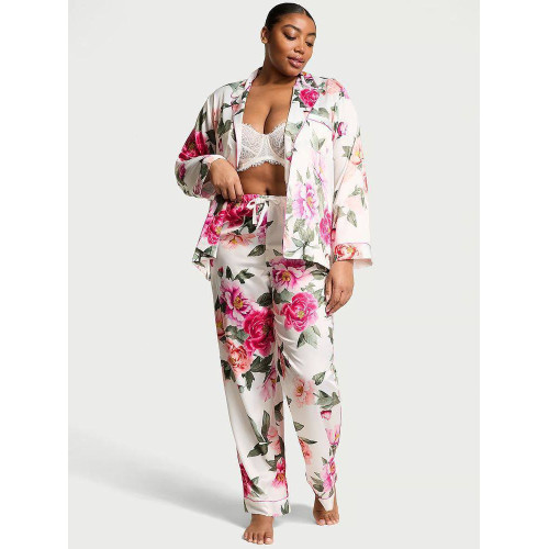 Піжама Victoria’s Secret Glazed Satin Long PJ Set