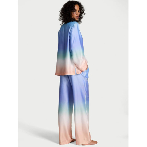 Піжама Victoria’s Secret Glazed Satin Ombré Long Pajama Set