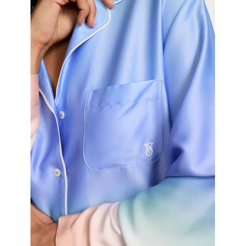 Піжама Victoria’s Secret Glazed Satin Ombré Long Pajama Set