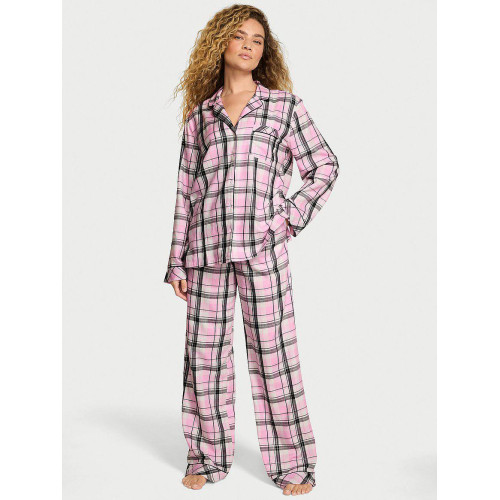Піжама Victoria’s Secret Flannel Long Pajama Set