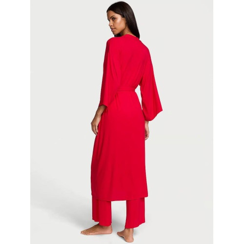 Піжамний комплект Victoria’s Secret Lipstick Red Modal Soft 3-Piece Pyjama Set