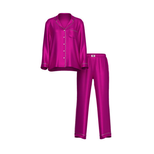 Піжама Victoria’s Secret Signature Satin Shine Long Pajama Set