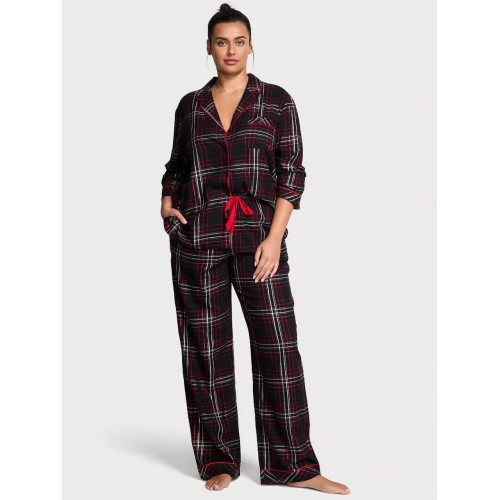Піжама Victoria’s Secret Flannel Long Pajama Set