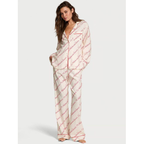 Піжама Victoria’s Secret Cotton Flannel Long Pajama Set