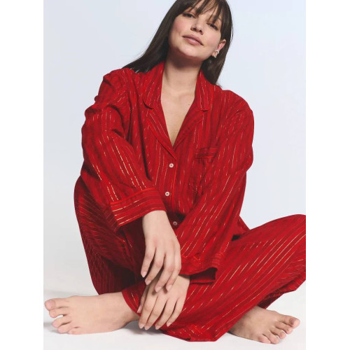 Піжама Victoria’s Secret Flannel Long Pajama Set