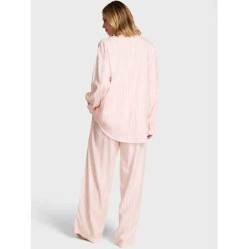 Піжама Victoria’s Secret Flannel Oversized Long Pajama Set