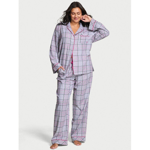 Піжама Victoria’s Secret Flannel Long Pajama Set