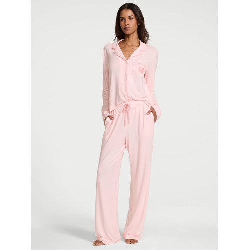 Піжама Victoria’s Secret Angel Pink Modal Long Pyjama Set Піжама Victoria’s Secret Angel Pink Modal Long Pyjama Set