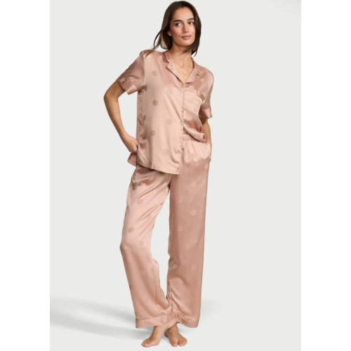 Піжама Victoria’s Secret Satin Short-Sleeve Pajama Set