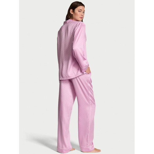 Піжама Victoria’s Secret Glazed Satin Heart Long Pajama Set