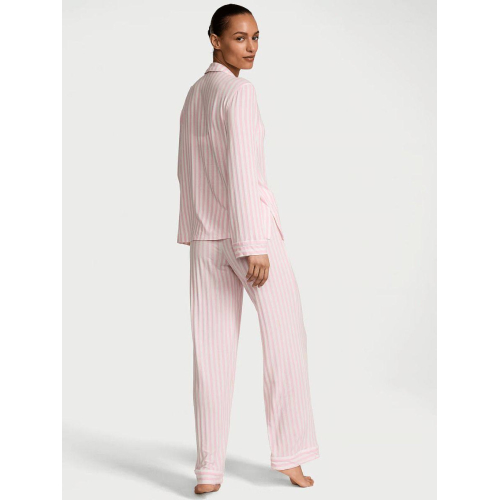 Піжама Victoria’s Secret Modal Long Pajama Set Pretty Blossom Iconic Stripe