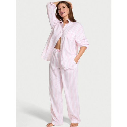 Піжама Victoria’s Secret Modal-Cotton Long Pajama Set