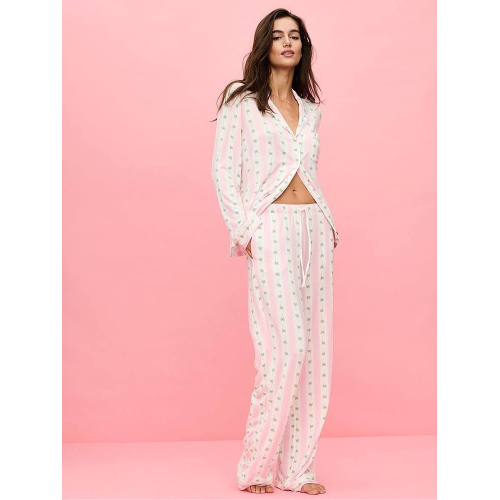 Піжама Victoria’s Secret SoSoft Modal Long Pajama Set Pretty Blossom Palms