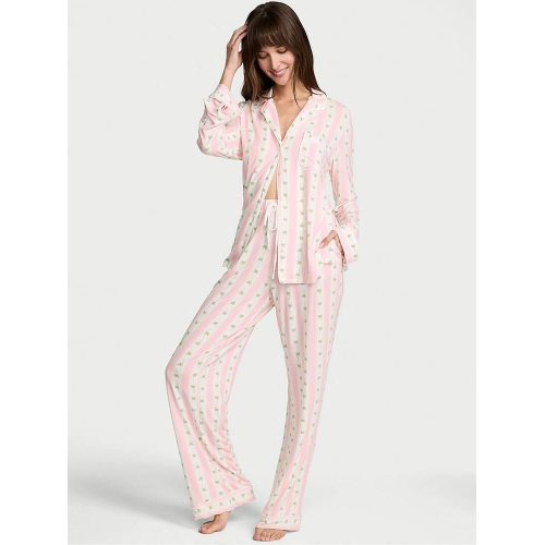 Піжама Victoria’s Secret SoSoft Modal Long Pajama Set Pretty Blossom Palms