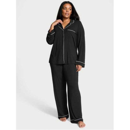 Піжама Victoria’s Secret Modal Long Pajama Set Black
