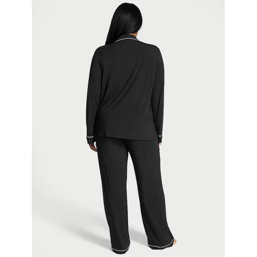 Піжама Victoria’s Secret Modal Long Pajama Set Black