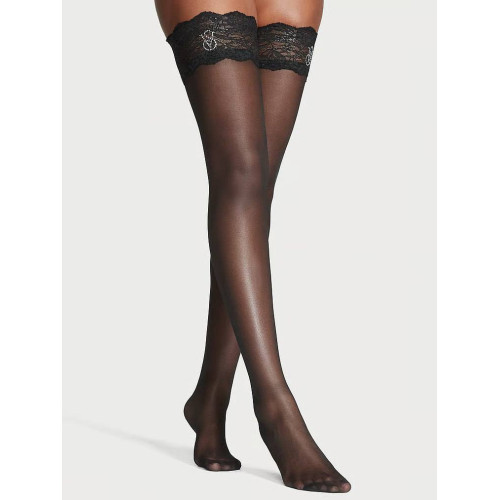 Панчохи Victoria’s Secret Very Sexy Lace Top Thigh Highs