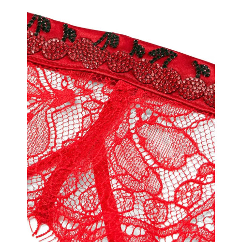 Пояс Для Панчіх Victoria’s Secret Very Sexy Shine Strap Lace Garter Belt Cherry Red