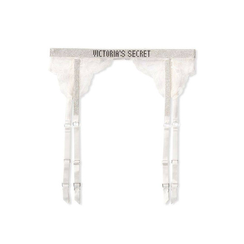 Пояс Для Панчіх Victoria’s Secret Very Sexy Shine Strap Lace Garter Belt White