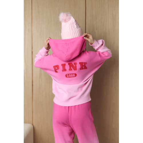 Спортивний Костюм Pink Ivy Fleece Campus Full-Zip Hoodie & Sweatpants