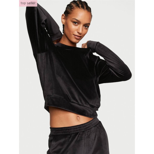 Велюровий Спортивний Костюм Victoria's Secret Ribbed Velour Hoodie Jogger Set