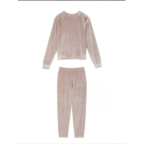Спортивний костюм Victoria's Secret Velour Ribbed Crewneck Set Candlelight Rose